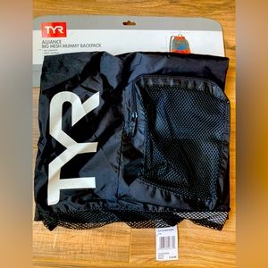 TYR Alliance Big Mesh Mummy Backpack NWT